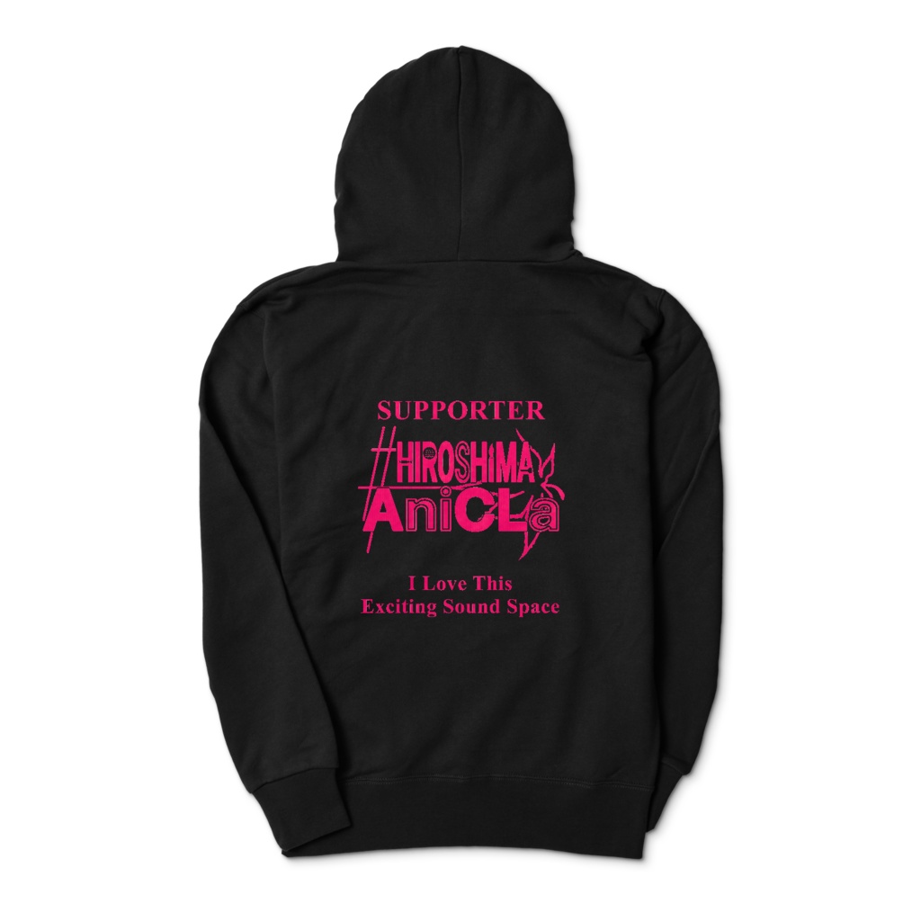 #HIROSHIMA AniCLa ロゴパーカーブラック サポーター