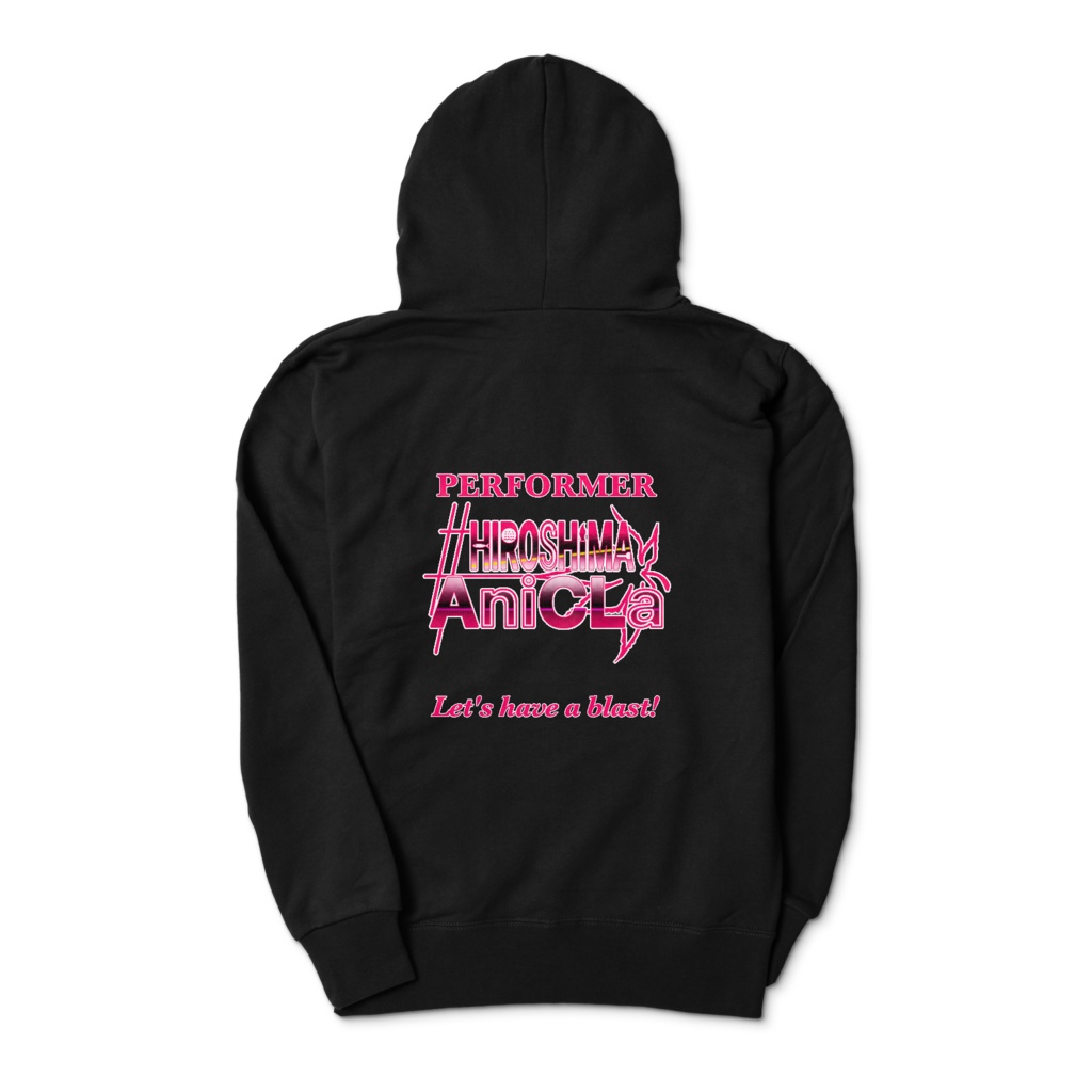 #HIROSHIMA AniCLa ロゴパーカーブラック パフォーマー