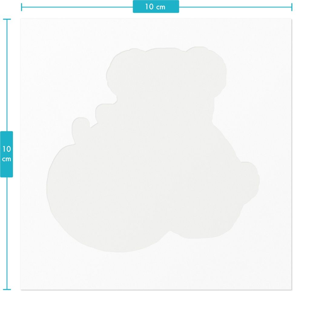フルーツくまちゃんステッカー(りんご、青りんご、スイカ、メロン)