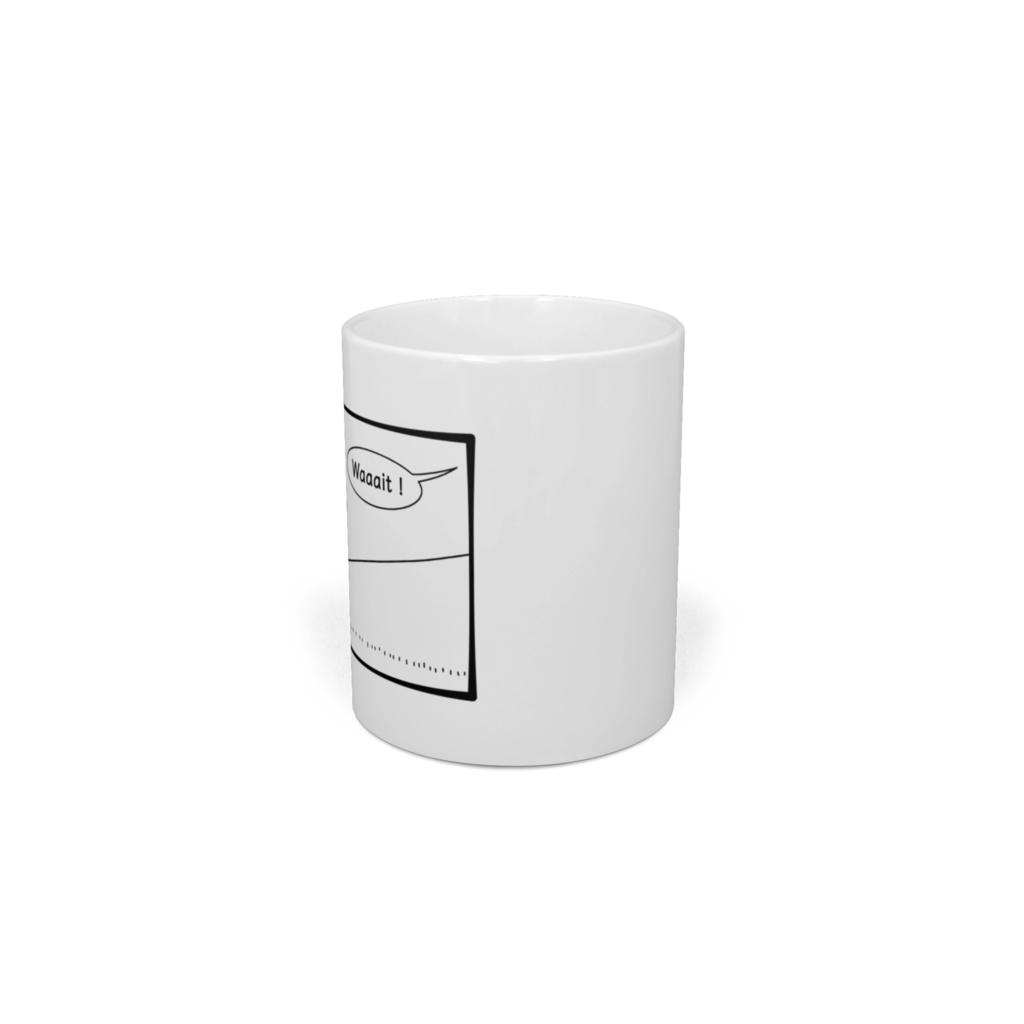 飼い主、置いてけぼり。(モノクロ)