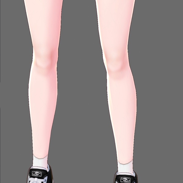 【VRoid】リアル手脚テクスチャ【血管が透ける】