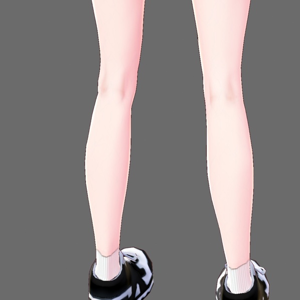 【VRoid】リアル手脚テクスチャ【血管が透ける】