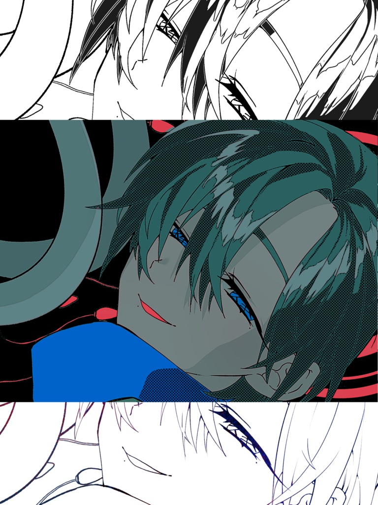 曲壁 胎路 シャツ