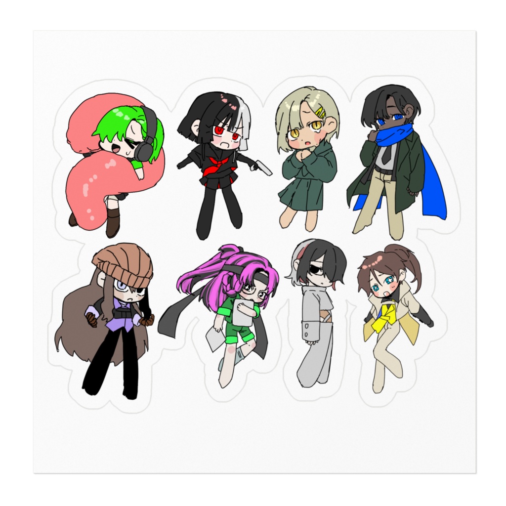 キャラまとめ シール