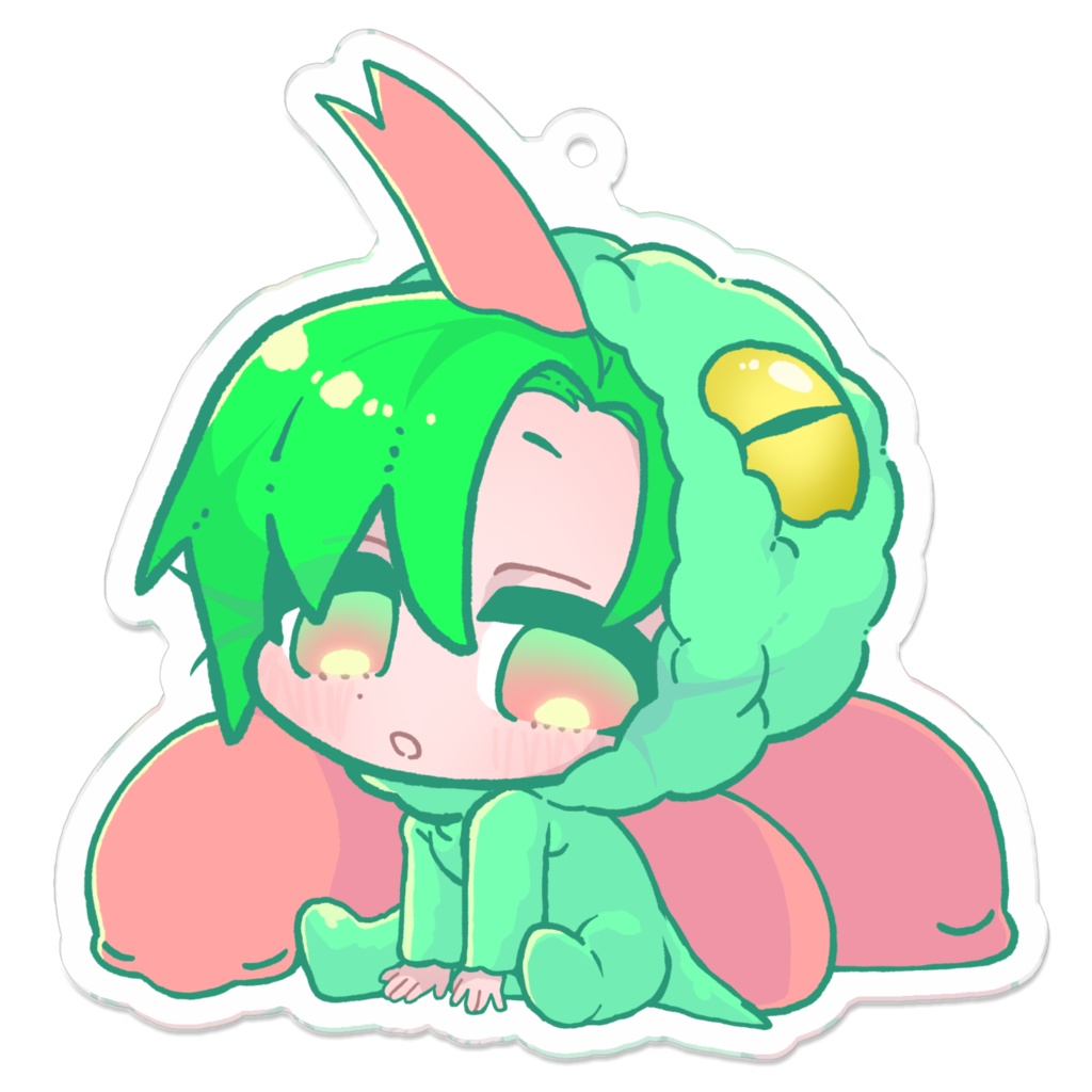 もこもこパジャマ　乱丸　アクキー