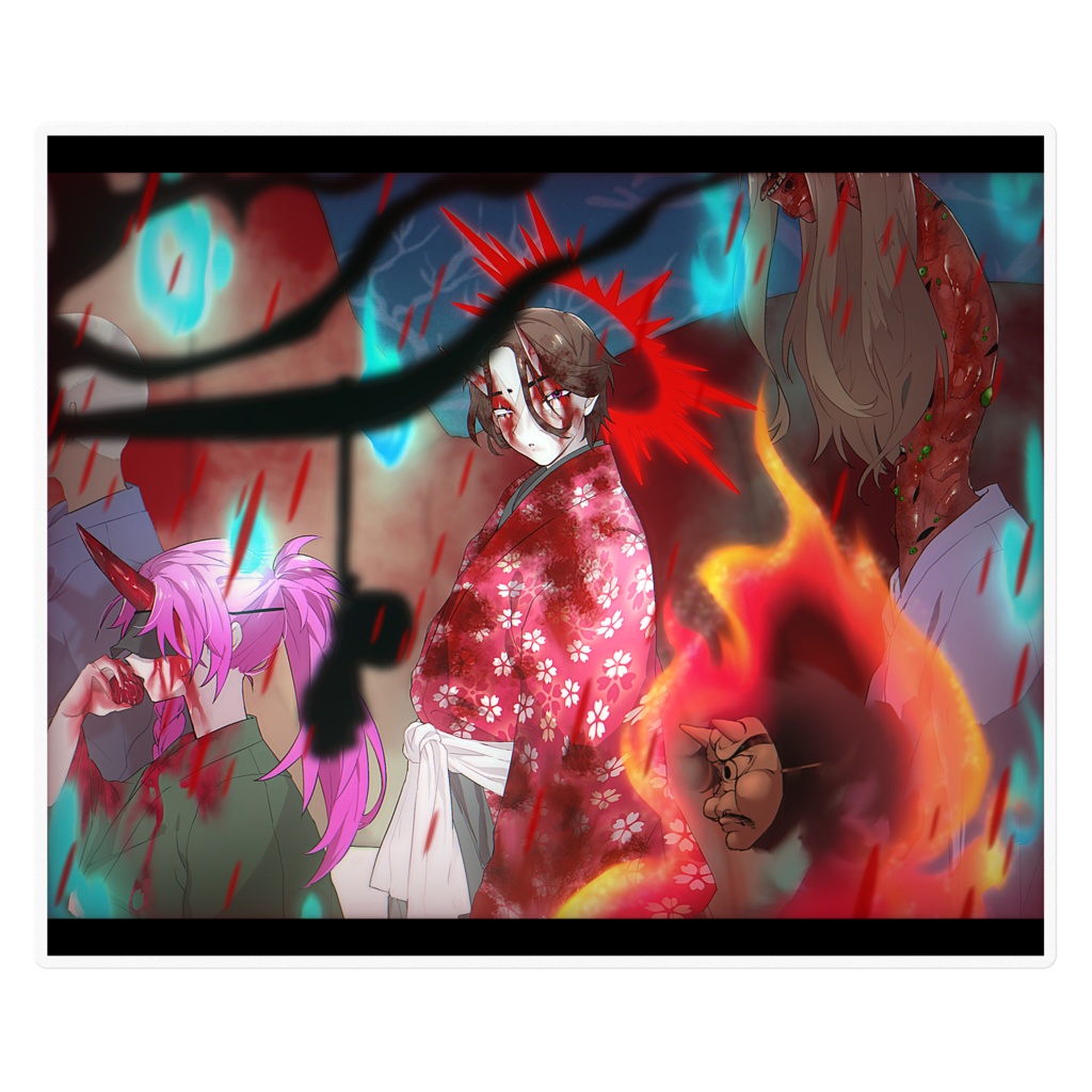 シール　アラン扉絵