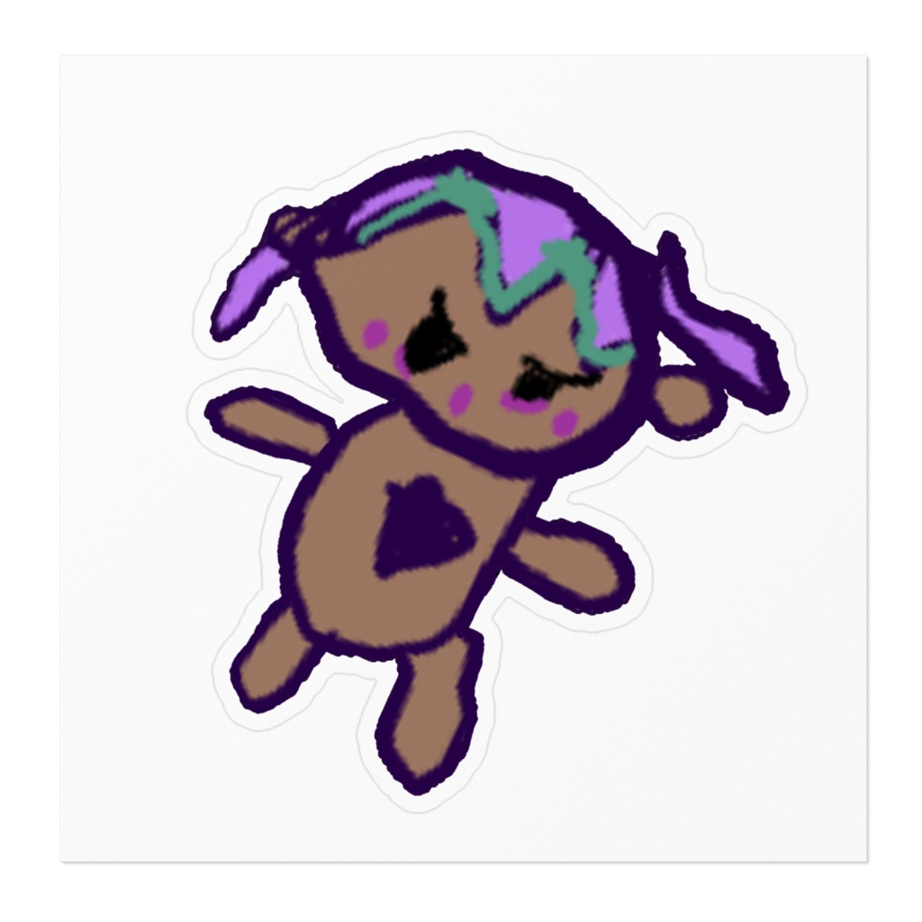 じゅつら ステッカー