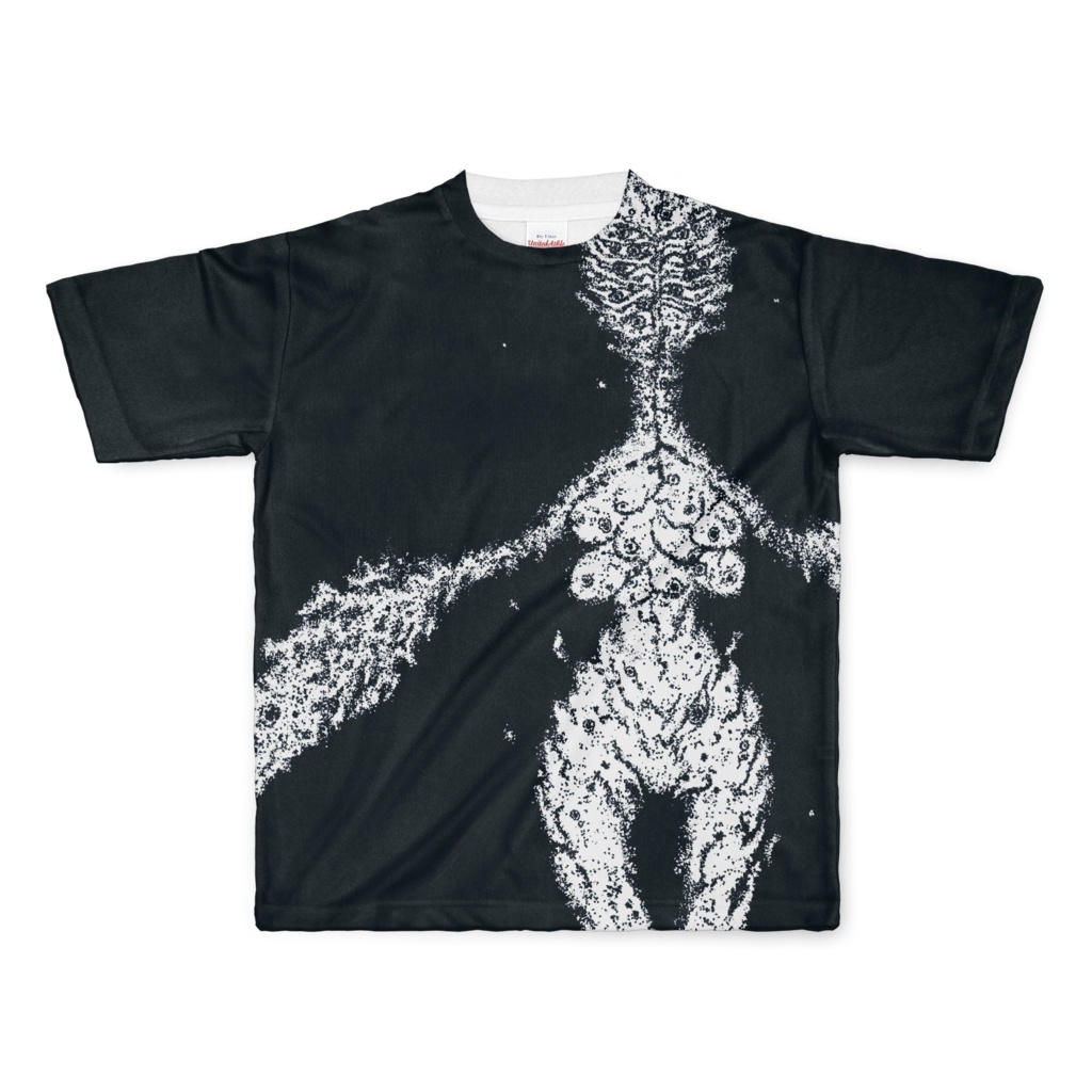 鯨の抱く女神Tシャツ