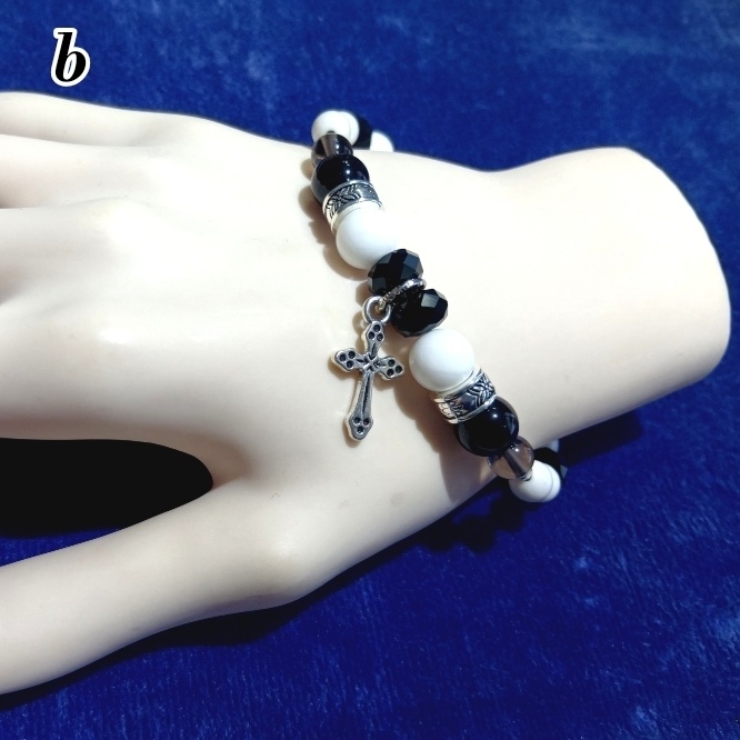 堂島大吾 極2イメージ天然石ブレス デザインa・b