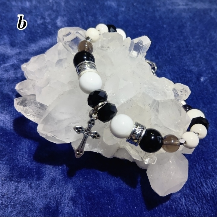 堂島大吾 極2イメージ天然石ブレス デザインa・b