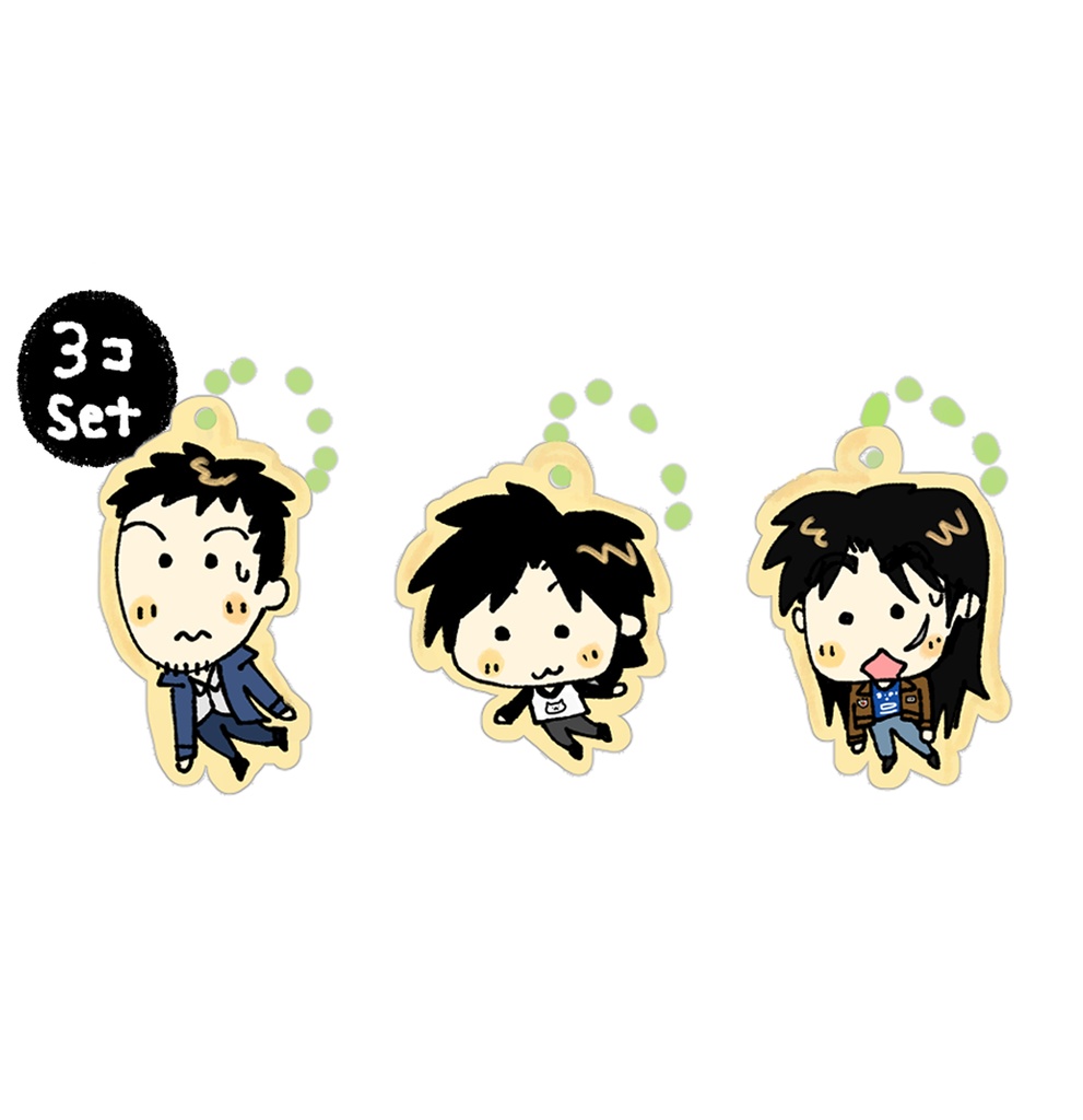 にーよんアクキー3個セット