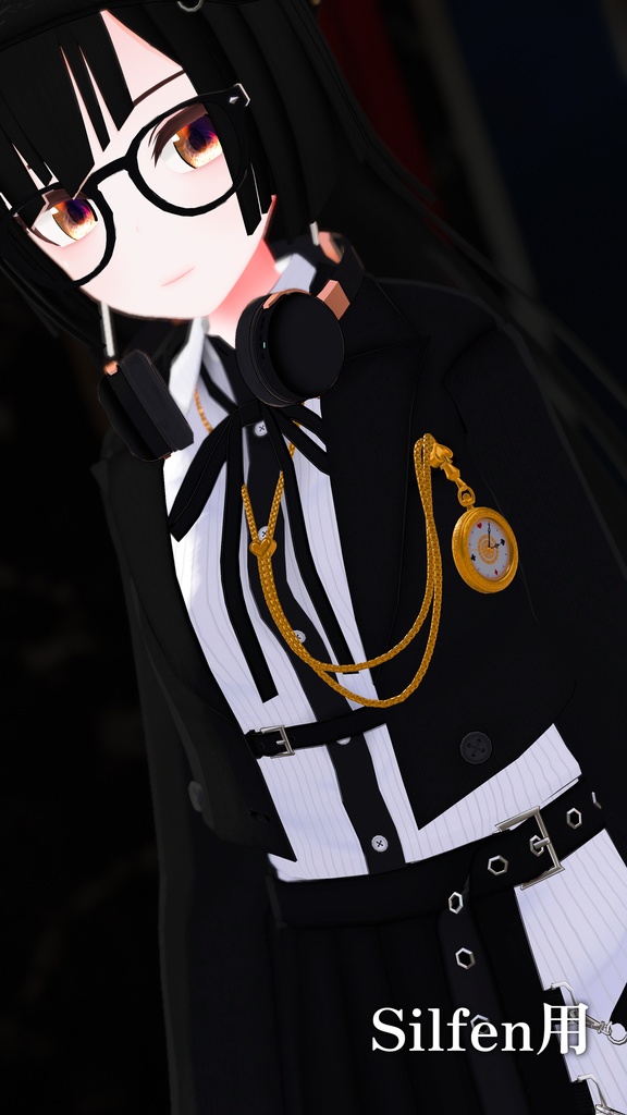 首掛け懐中時計【VRChat想定・PB対応】