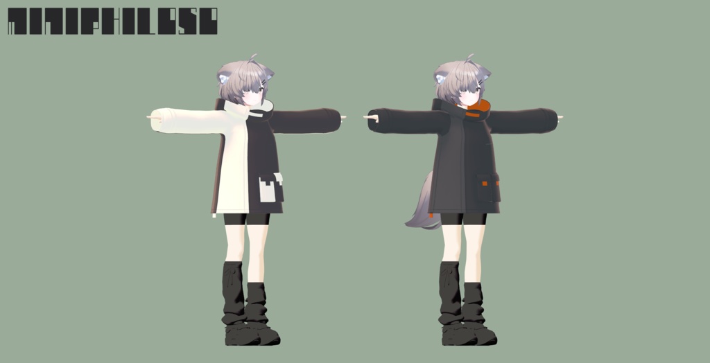 ミニマルパーカー MN_hoodie