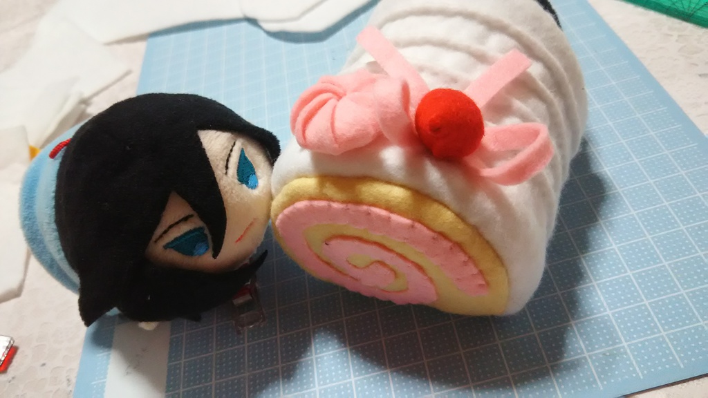 もちマス用ロールケーキ