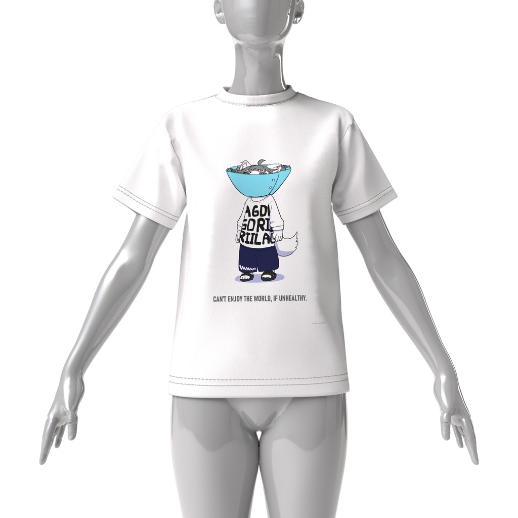 ままうだよビッグシルエットTシャツ(エリザベスカラー)