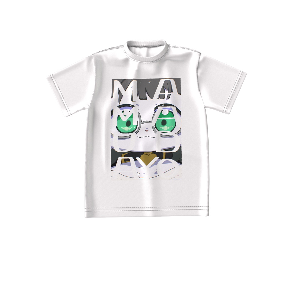 ままうだよビッグシルエットTシャツ（どアップ）