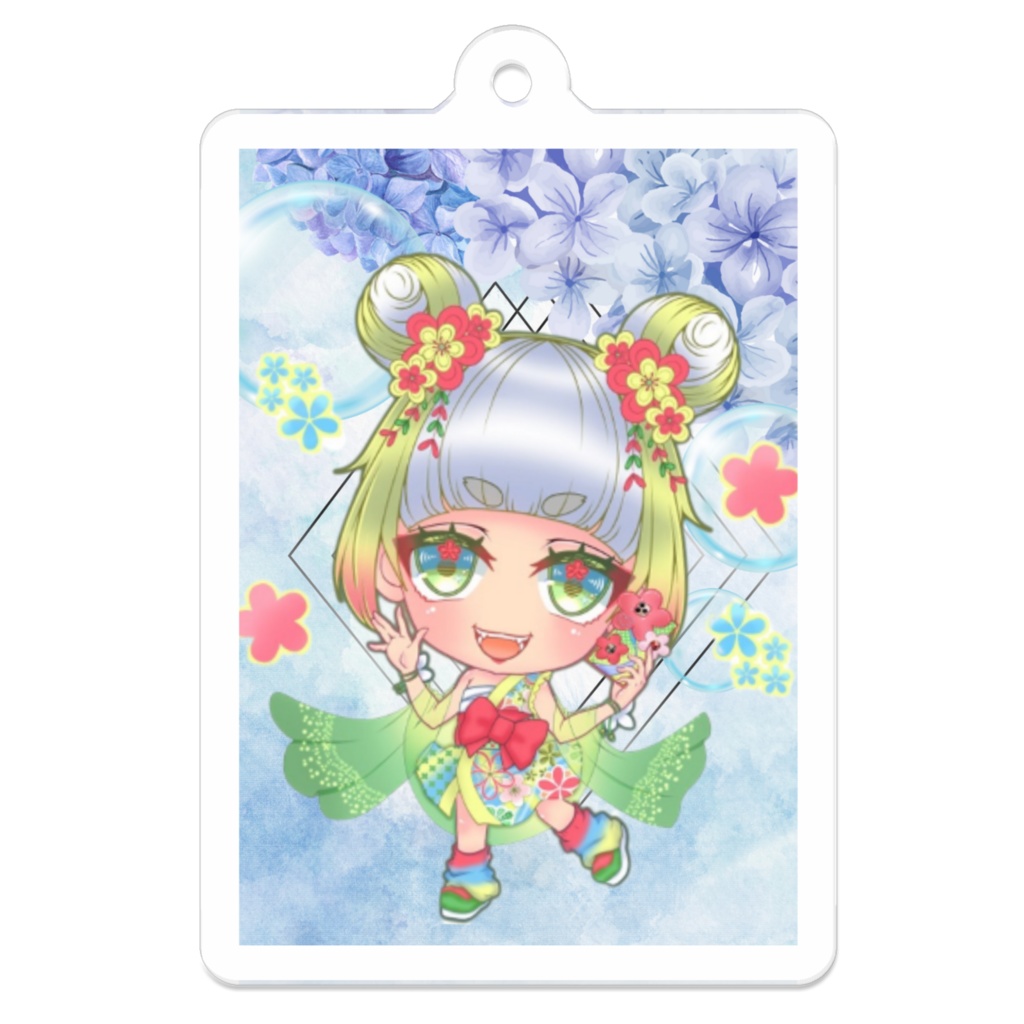 梅 アクリルキーホルダー