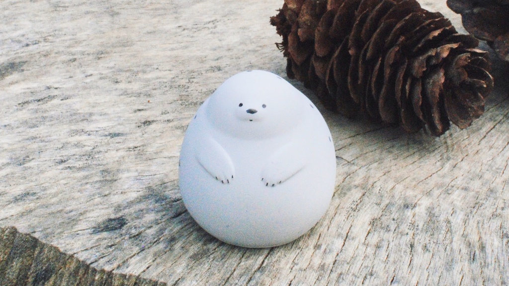 ゴマフアザラシ-北海道の動物フィギュアシリーズ