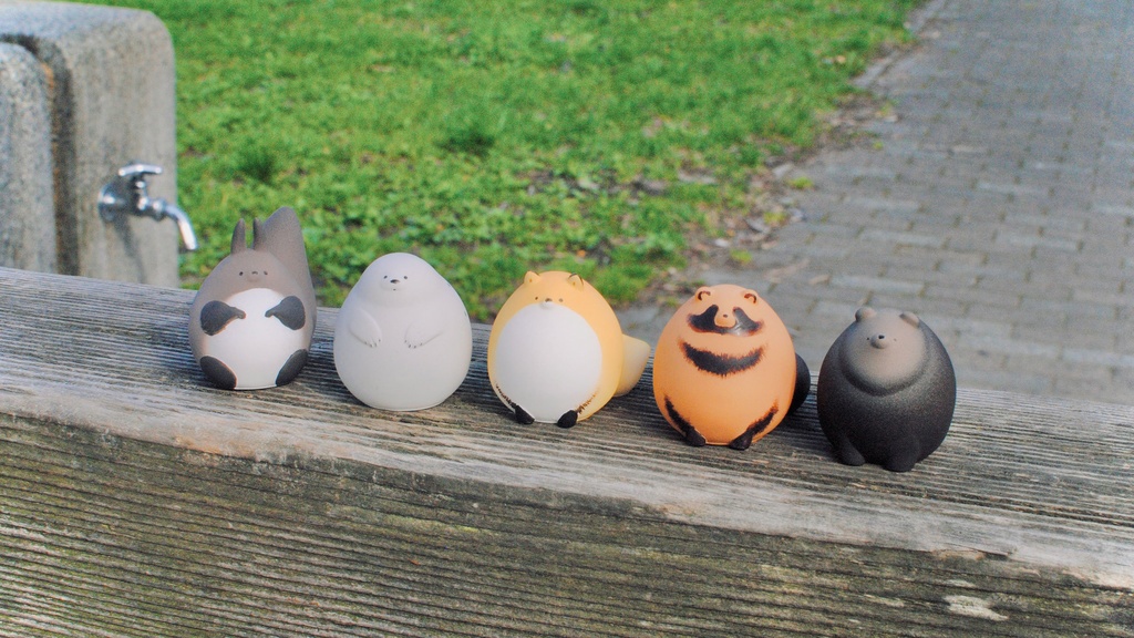 北海道の動物フィギュアシリーズ-5種コンプリートセット