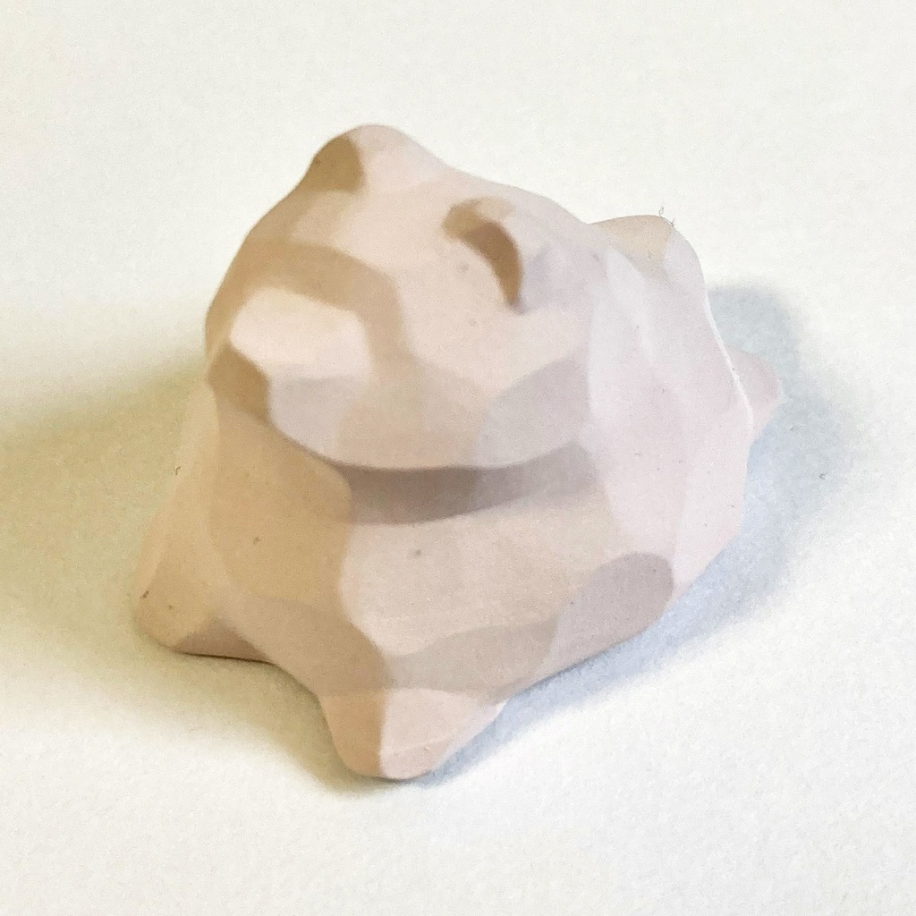 【受注生産】木彫り風こぐま - 3体セット