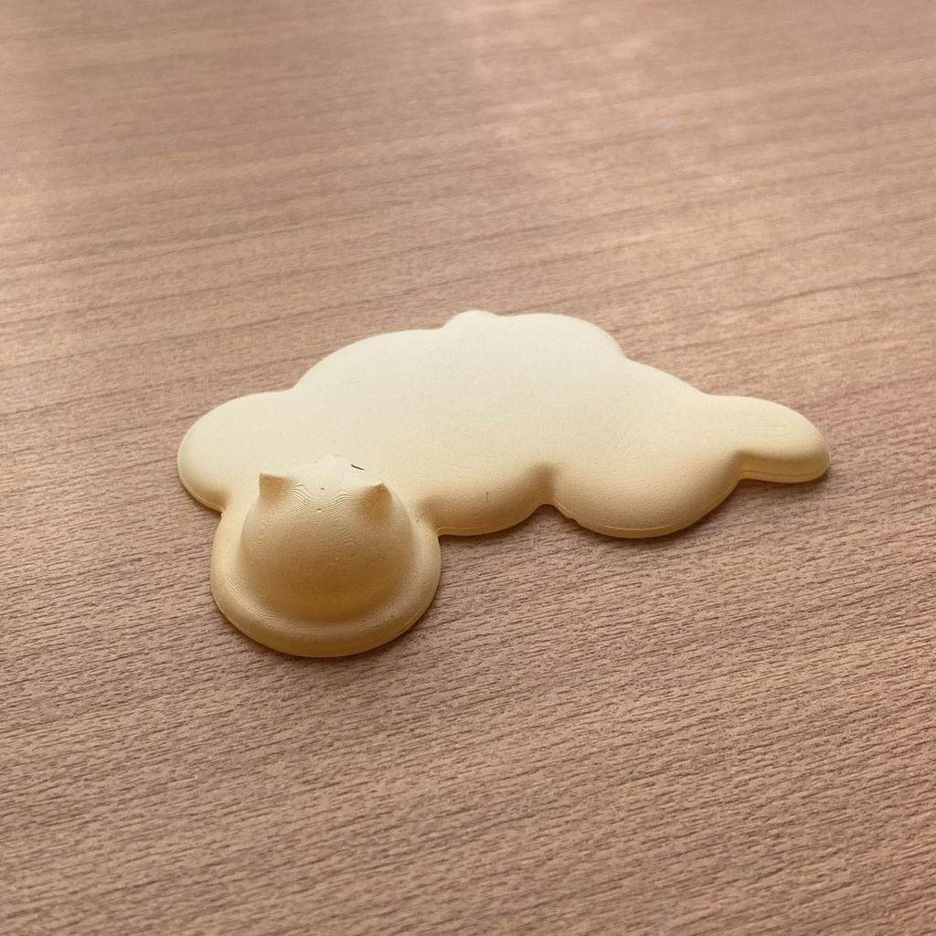 【受注生産】溶け猫ミルクティーオブジェ