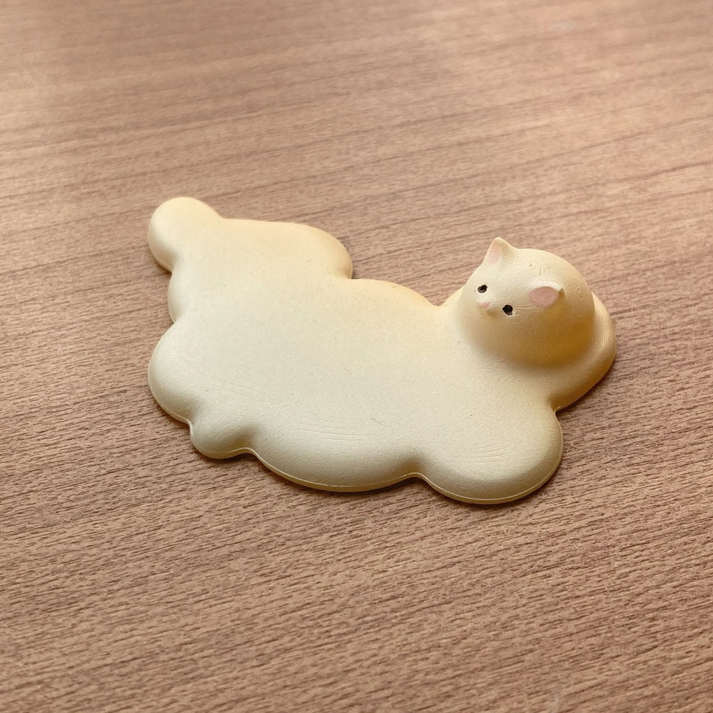 【受注生産】溶け猫ミルクティーオブジェ