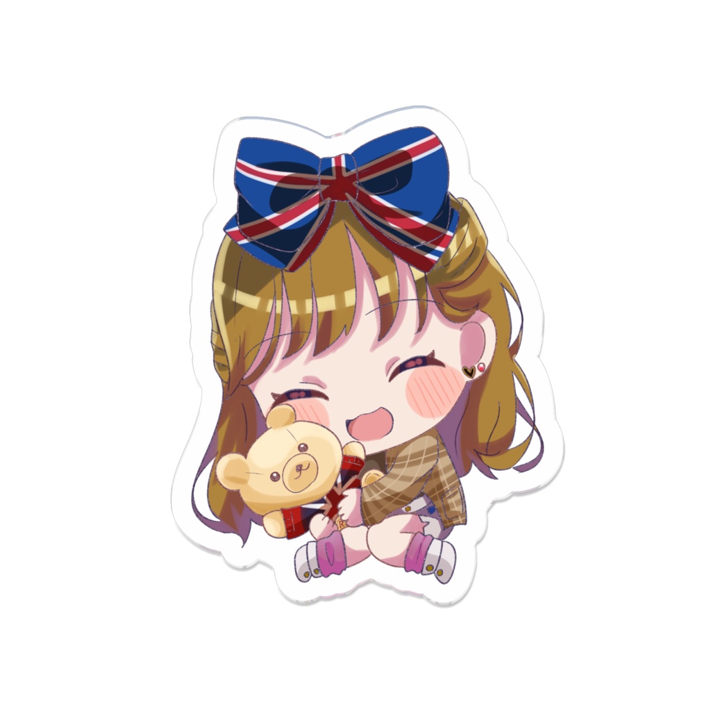 【らんたそ】ちびキャラアクリルバッジ
