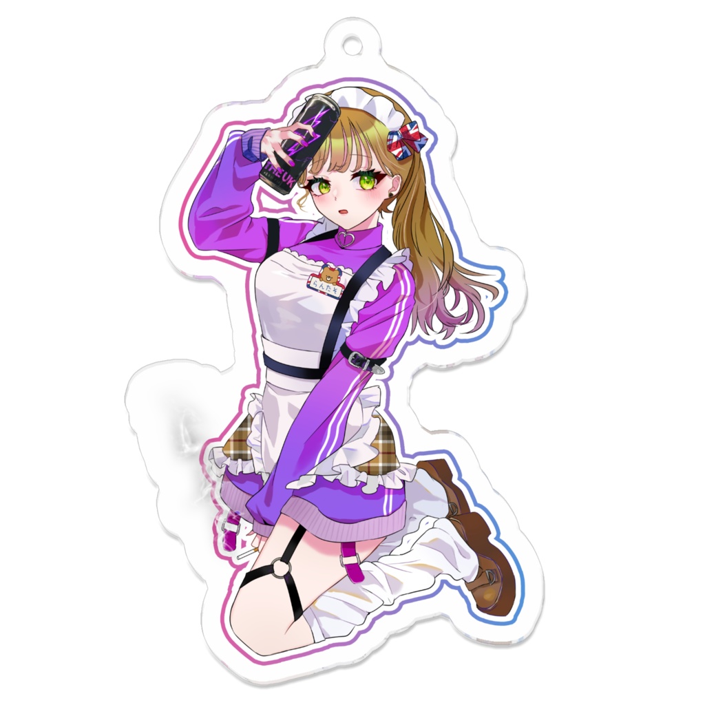 【らんたそ】ジャージメイドアクリルキーホルダー