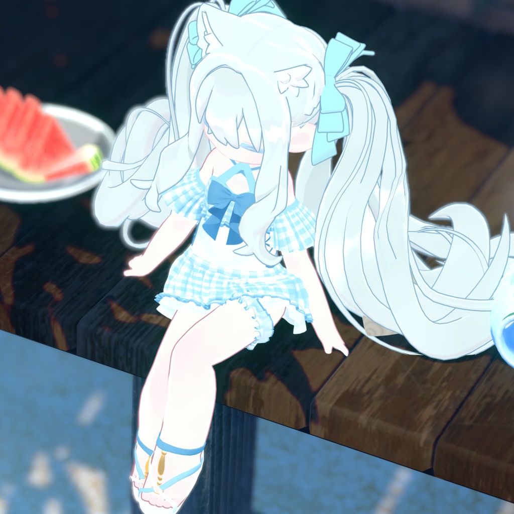 Ruffledswimsuit【ルルネ・キプフェル・シフォン】