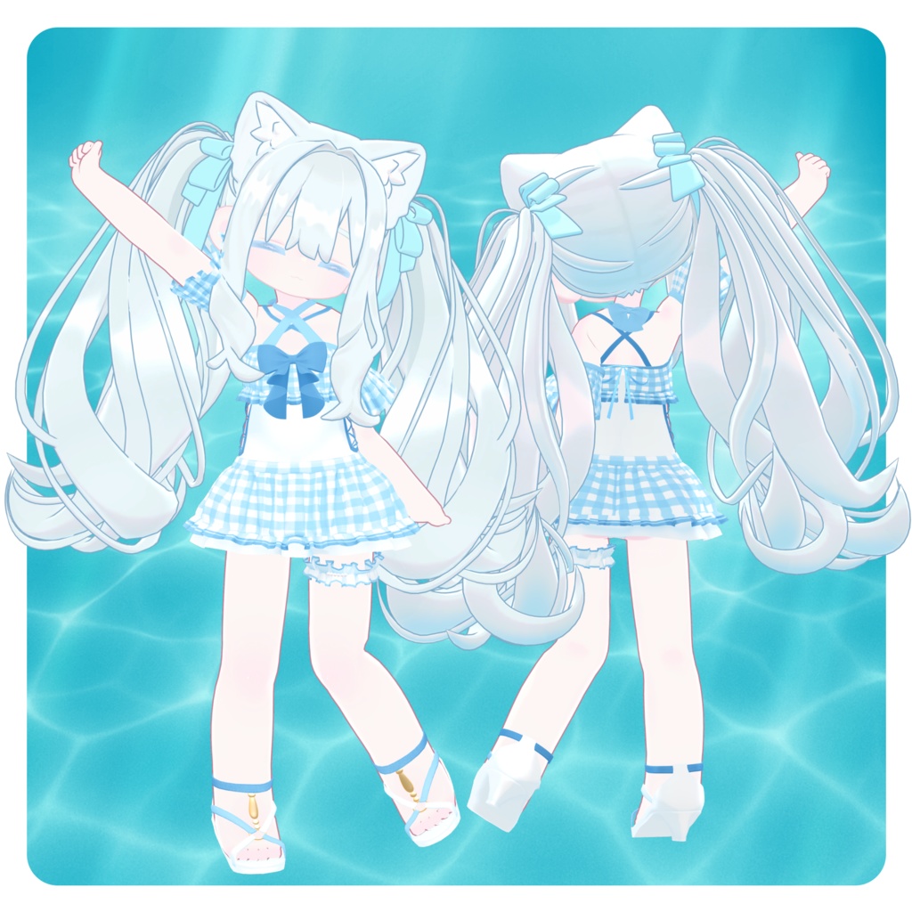 Ruffledswimsuit【ルルネ・キプフェル・シフォン】