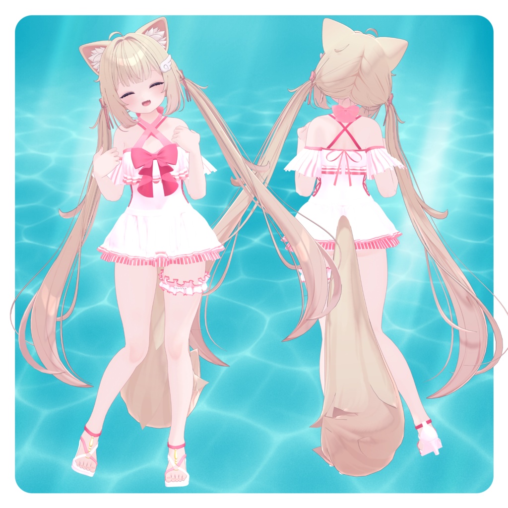 Ruffledswimsuit【ルルネ・キプフェル・シフォン】