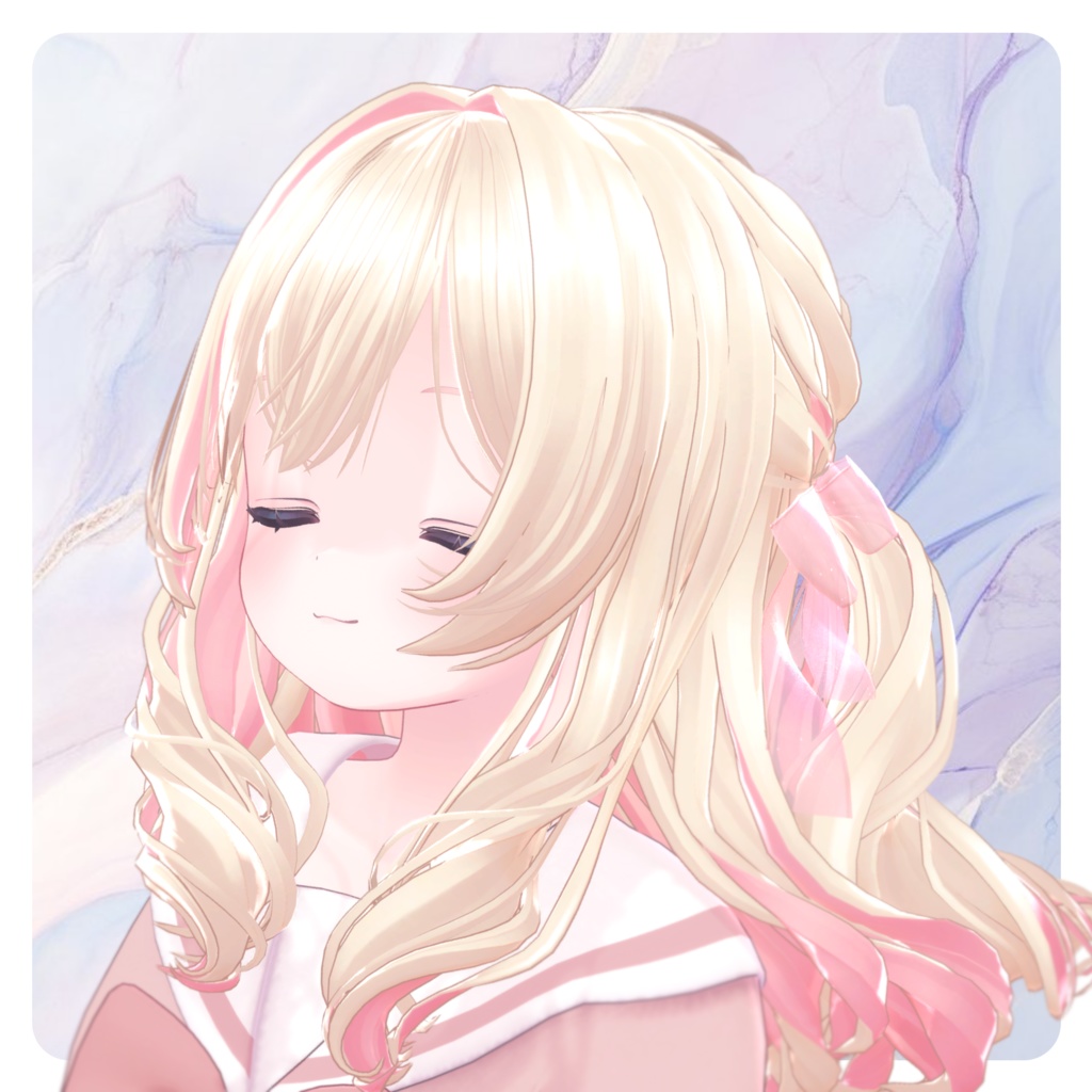 ゆるふわふわハーフツイン【14アバター対応】