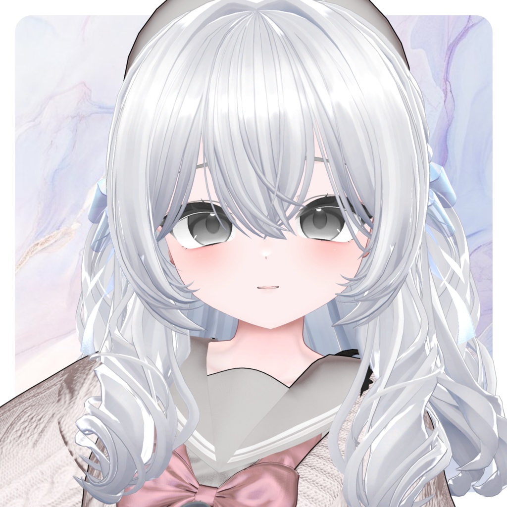 ゆるふわふわハーフツイン【18アバター対応】
