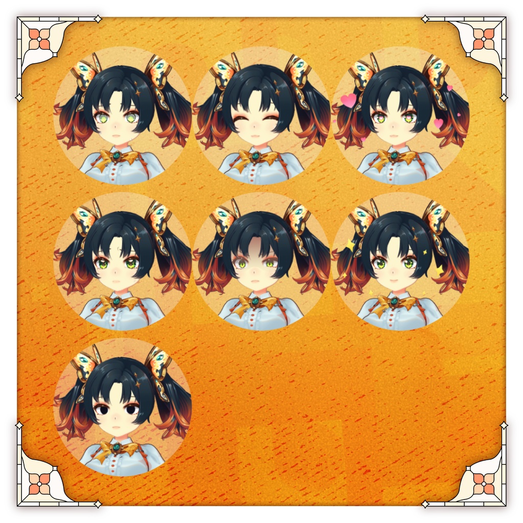 【預售5/1まで1800円!】モスお姉さん🦋Moth sister 【Original3Dモデル】