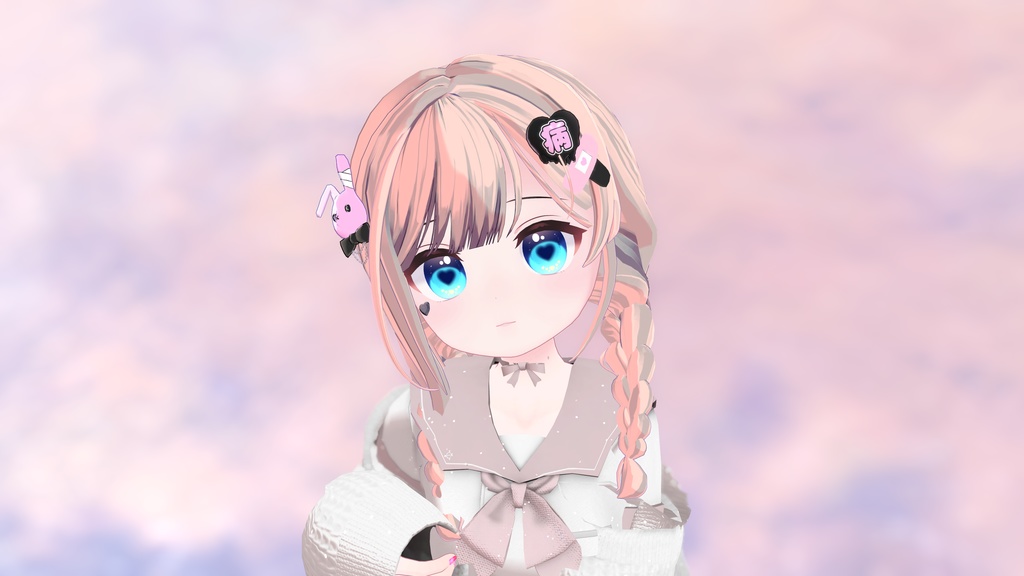 【ミルク対応】heart eye texture