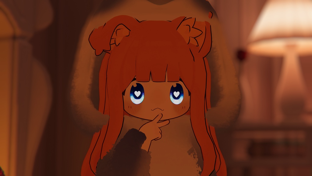 【まめひなた対応】highlight heart eye