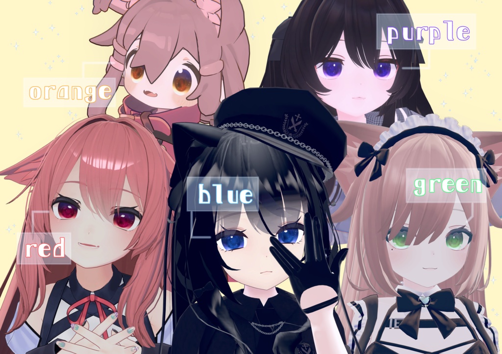 【複数アバター対応】NOVA EYE TEXTURE