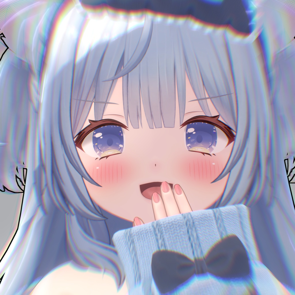 【複数アバター対応】のくてアイ【eye texture】