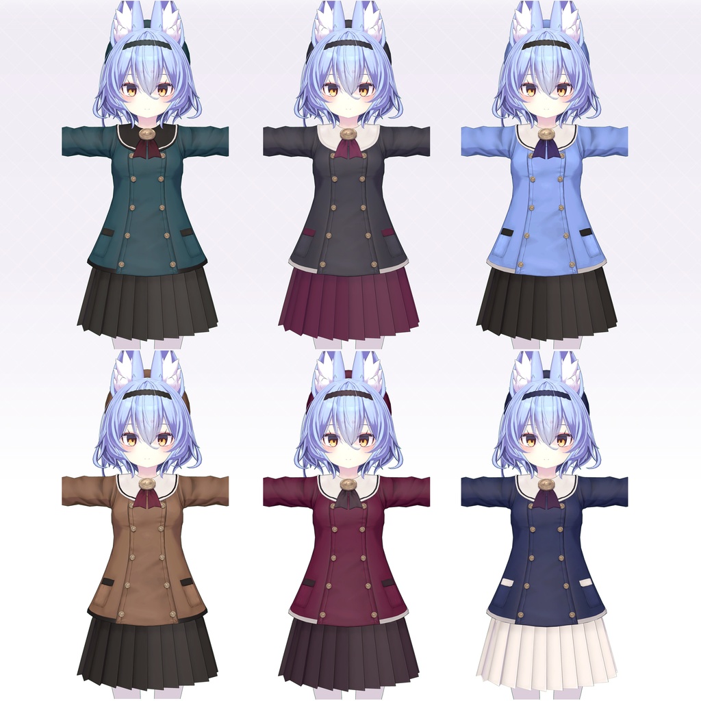 【オリジナル3Dコスチュームセット】幽狐族のお姉様 Winters Echo