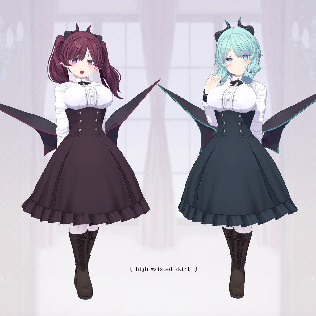 【オリジナル3Dモデル】サタリナ族のメイドさん