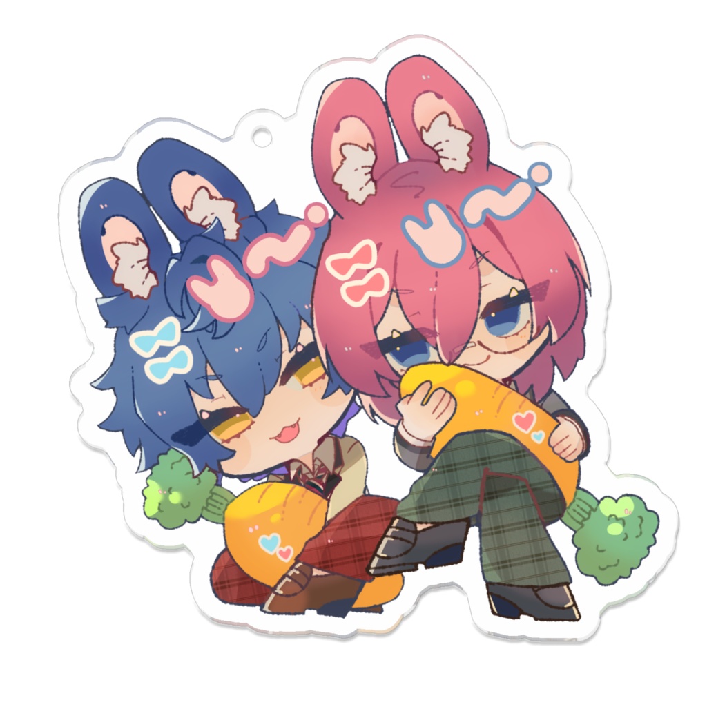 うさ耳じゅんいばアクキー