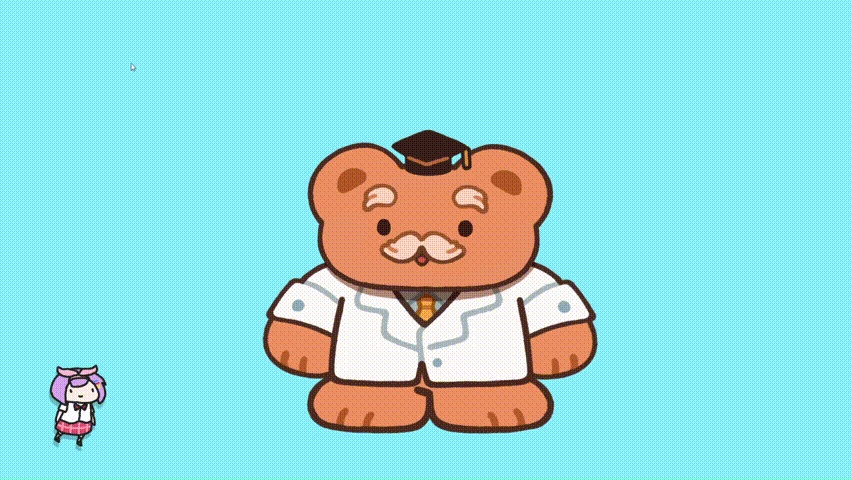 【VTS対応】くまちゃん博士【汎用モデル】