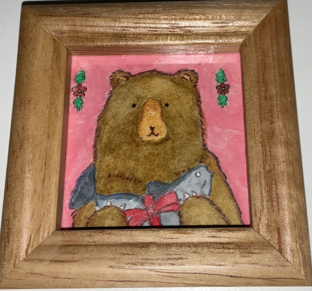 ミニ原画『プレゼント』