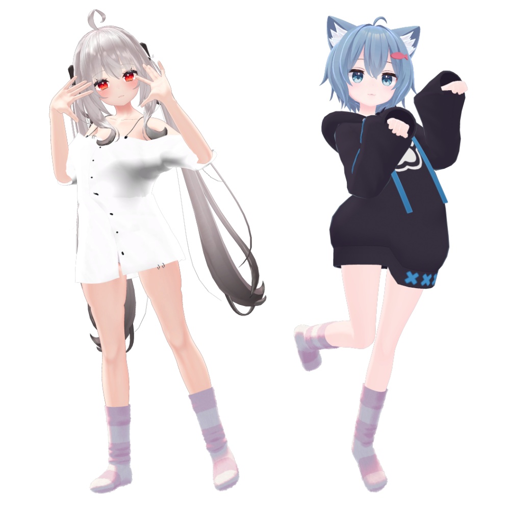 もこもこソックス【複数アバター対応】