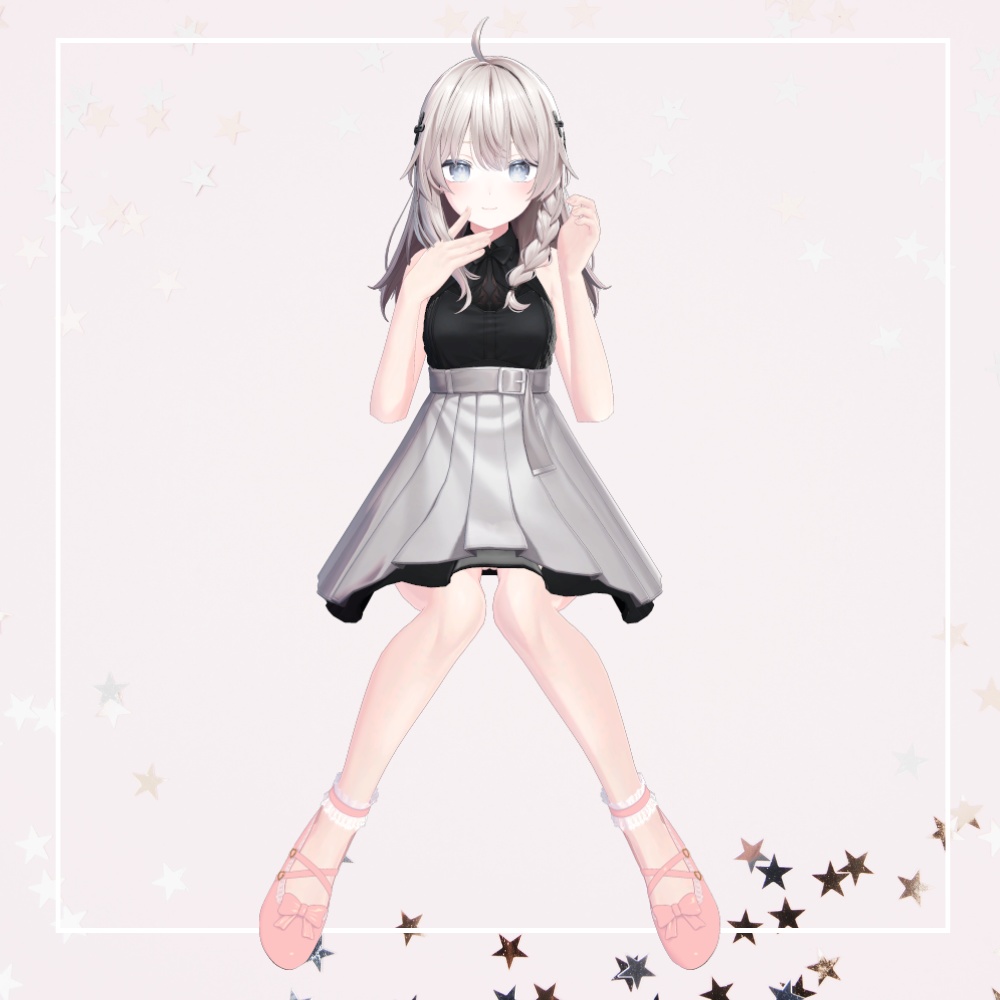 リボンレースヒール_ribbon lace heels 【複数アバター対応】