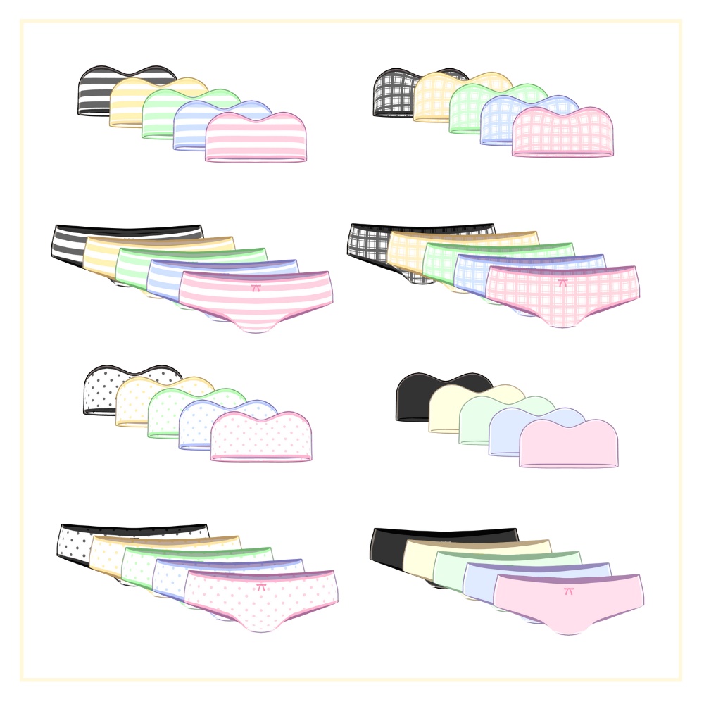 【まめふれんず対応】下着セット