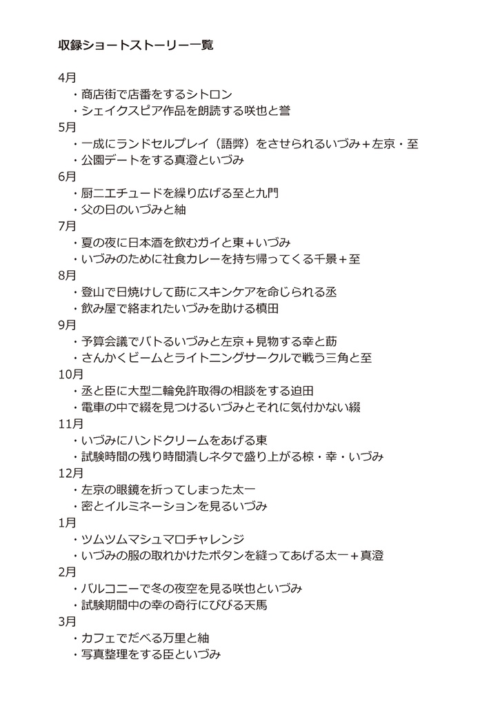 365 CHOBITTERS!【A3!オールキャラ】