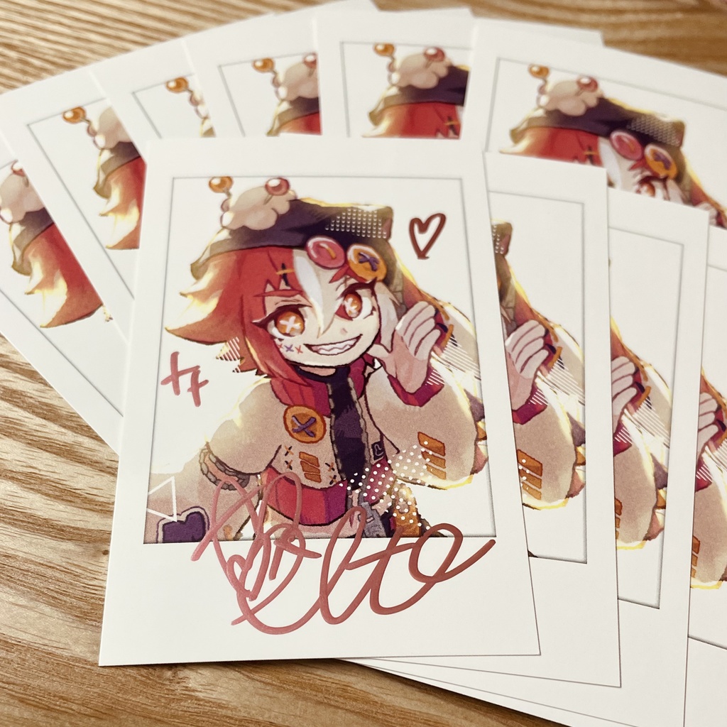 【希亞來メルト】Half Anniversary記念チェキ風カード【期間限定直筆サイン入り】