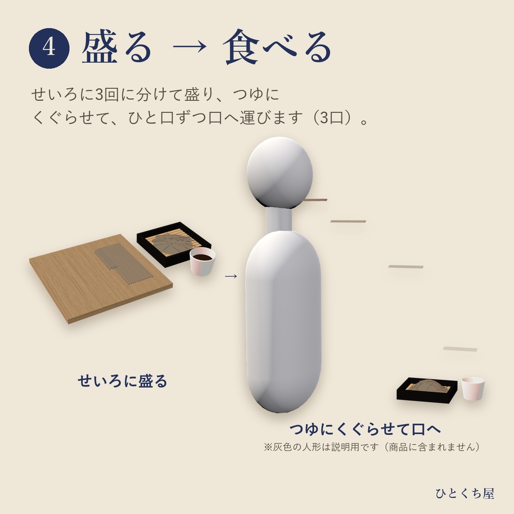 【MA対応アバターギミック】そば打ち ― こねて・伸ばして・切って・食べる