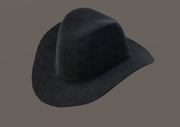 『カウボーイハット 黒』